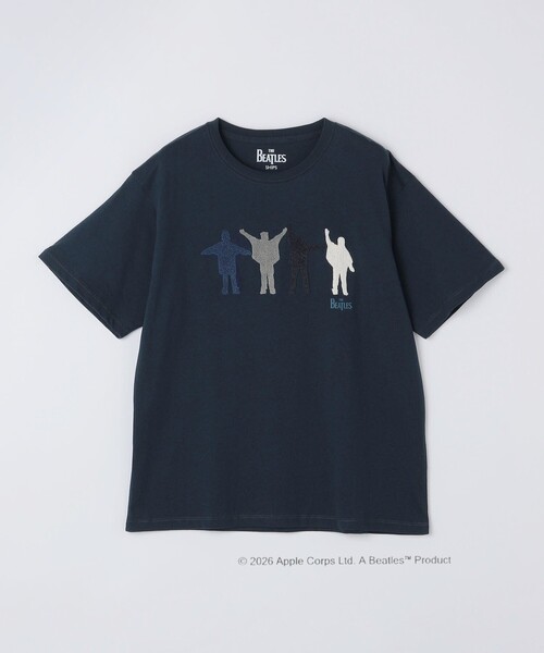 SHIPS(シップス)の「SHIPS: THE BEATLES ショートスリーブ ロゴ Tシャツ(Tシャツ/カットソー・メンズ・ストーン/ホワイト/ネイビー/アイボリー/ブラック・SMALL/MEDIUM/X-LARGE/LARGE)」の5枚目の写真