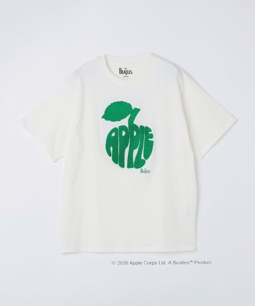 SHIPS(シップス)の「SHIPS: THE BEATLES ショートスリーブ ロゴ Tシャツ(Tシャツ/カットソー・メンズ・ストーン/ホワイト/ネイビー/アイボリー/ブラック・SMALL/MEDIUM/X-LARGE/LARGE)」の1枚目の写真
