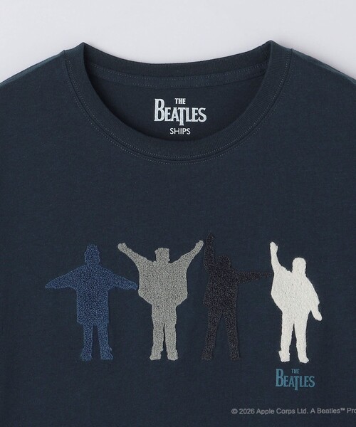 SHIPS(シップス)の「SHIPS: THE BEATLES ショートスリーブ ロゴ Tシャツ(Tシャツ/カットソー・メンズ・ストーン/ホワイト/ネイビー/アイボリー/ブラック・SMALL/MEDIUM/X-LARGE/LARGE)」の9枚目の写真