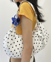 DIMANCHE（ディマンシュ）の「Dotty Shell Mini Bag (white)（ショルダーバッグ）」