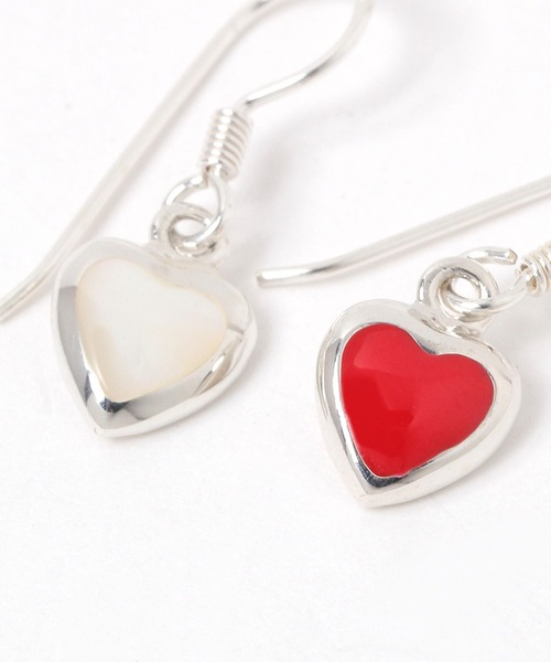 niko and...(ニコアンド)の「≪Silver925≫ ハートスイングピアス(ピアス(両耳用)・レディース・レッド/ブラック/ホワイト・0)」の10枚目の写真