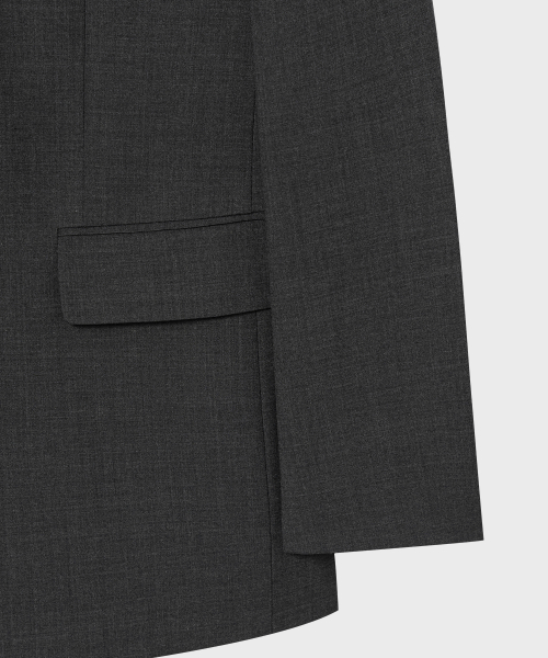 NONBLANK(ノンブランク)の「W29 ウォッシャブルセミオーバーフィットジャケット_CHARCOAL(テーラードジャケット・メンズ・チャコール・MEDIUM/LARGE/X-LARGE)」の5枚目の写真