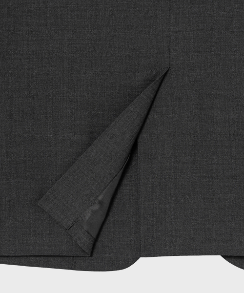 NONBLANK(ノンブランク)の「W29 ウォッシャブルセミオーバーフィットジャケット_CHARCOAL(テーラードジャケット・メンズ・チャコール・MEDIUM/LARGE/X-LARGE)」の7枚目の写真