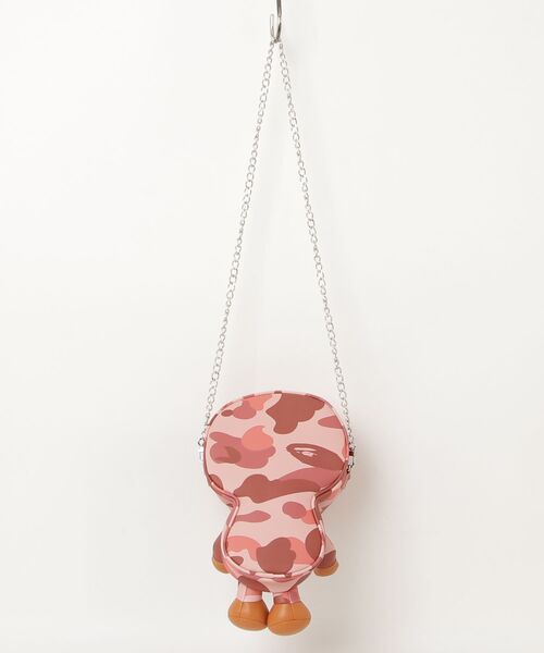 A BATHING APE（アベイシングエイプ）の「1ST CAMO BABY MILO PU SHOULDER BAG（ショルダーバッグ・レディース・グリーン/ピンク・FREE）」の7枚目の写真