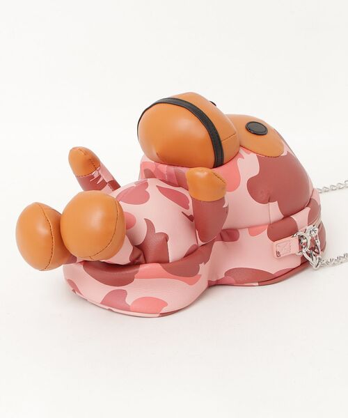 A BATHING APE（アベイシングエイプ）の「1ST CAMO BABY MILO PU SHOULDER BAG（ショルダーバッグ・レディース・グリーン/ピンク・FREE）」の8枚目の写真