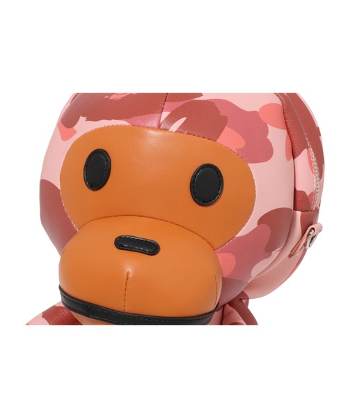 A BATHING APE（アベイシングエイプ）の「1ST CAMO BABY MILO PU SHOULDER BAG（ショルダーバッグ・レディース・グリーン/ピンク・FREE）」の6枚目の写真