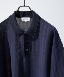 セール】YLEVE / COTTON LINEN KNIT SKIPPER POLO（ニット/セーター