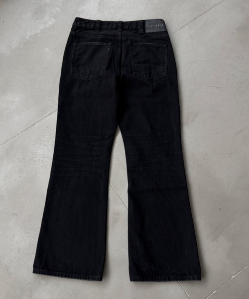 kutir(クティール)の「14OZ HEAVYWEIGHT FLARE DENIM PANTS/14OZ ヘビーウェイトフレアデニムパンツ(デニムパンツ・メンズ・ブラック・SMALL/MEDIUM/LARGE)」の19枚目の写真