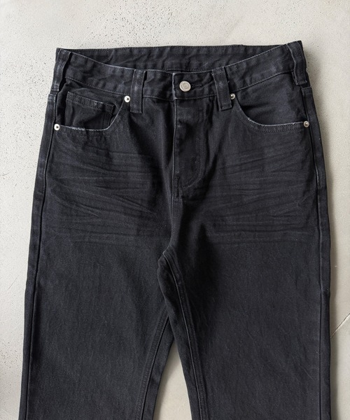 kutir(クティール)の「14OZ HEAVYWEIGHT FLARE DENIM PANTS/14OZ ヘビーウェイトフレアデニムパンツ(デニムパンツ・メンズ・ブラック・SMALL/MEDIUM/LARGE)」の18枚目の写真