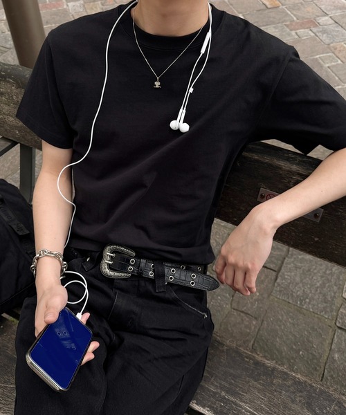 kutir(クティール)の「14OZ HEAVYWEIGHT FLARE DENIM PANTS/14OZ ヘビーウェイトフレアデニムパンツ(デニムパンツ・メンズ・ブラック・SMALL/MEDIUM/LARGE)」の2枚目の写真