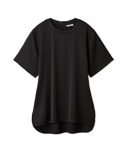 Henon.（ヘノン）の「サテンTシャツ（Tシャツ/カットソー・レディース・ライトグレー/ブラック・F）」の22枚目の写真