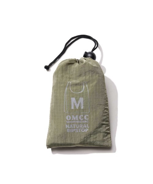 OMCC(オーエムシーシー)の「Shopping Bag Natural Ripstop M - ショッピングバッグ ナチュラルリップストップ M(エコバッグ/サブバッグ・レディース・ピンク系/セージグリーン/サンドベージュ/アイボリー/パープル/チャコールグレー・M)」の9枚目の写真