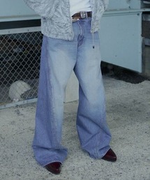 3D TWISTED WIDE LEG JEANS（デニムパンツ）｜NVRFRGT（ネヴァーフォー