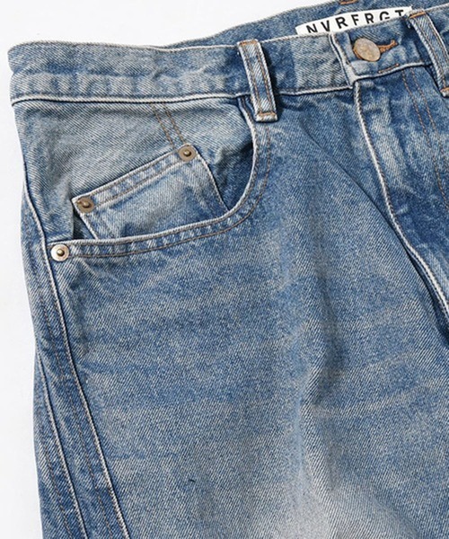 NVRFRGT（ネヴァーフォーゲット）の「3D TWISTED WIDE LEG JEANS（デニムパンツ・メンズ・インディゴブルー・1/4/3/2）」の6枚目の写真
