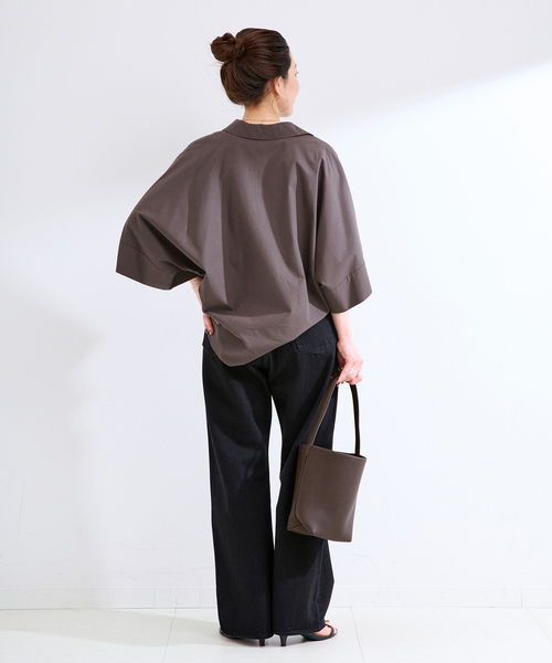 ARTESANOS(アルテサノス)の「ARTESANOS / アルテサノス 巾着付きワンハンドルバッグ(ハンドバッグ・レディース・カーキ/ブラウン/ブラック/ホワイト・FREE)」の15枚目の写真