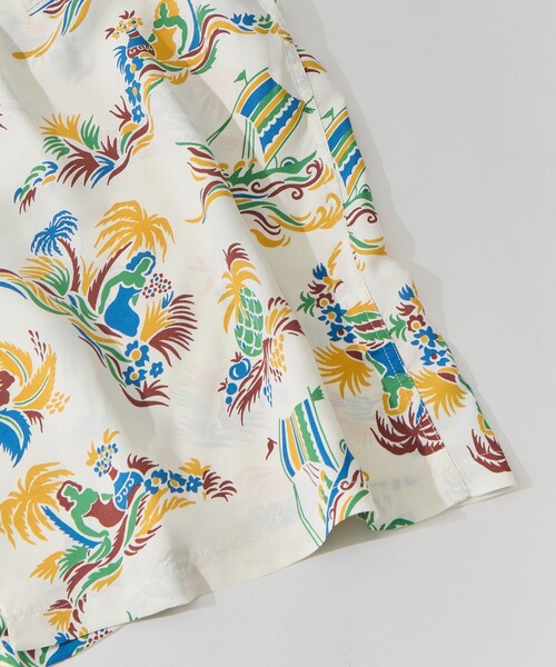 SUN SURF(サンサーフ)の「【SUN SURF/サンサーフ】ISLAND TRIPS/S RANDOM WEAR(シャツ/ブラウス・メンズ・ホワイト/ネイビー・L/XL)」の4枚目の写真