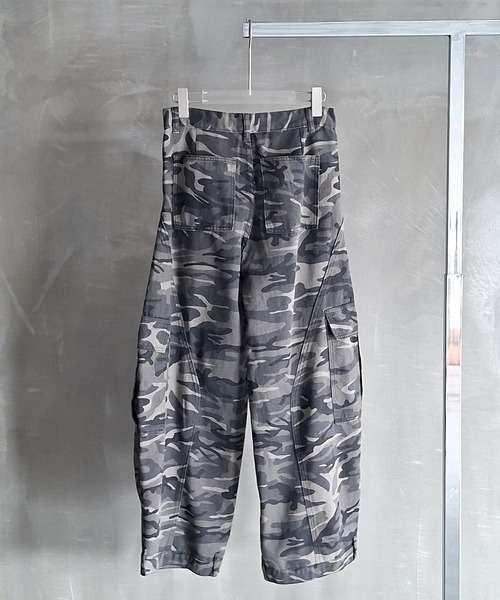 WESTBOY(ウエストボーイ)の「Y2K ユニセックス カモフラ柄 ワイドシルエット カーゴパンツ WO26W4PT03(カーゴパンツ・メンズ・カモフラージュ・XL/M/L)」の19枚目の写真
