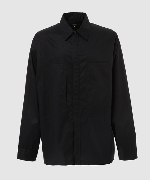 COMME des GARCONS HOMME(コム デ ギャルソン・オム)の「COTTON FRONT POCKETSHIRTS(シャツ/ブラウス・メンズ・ブラック・XS/S/M/L)」の1枚目の写真