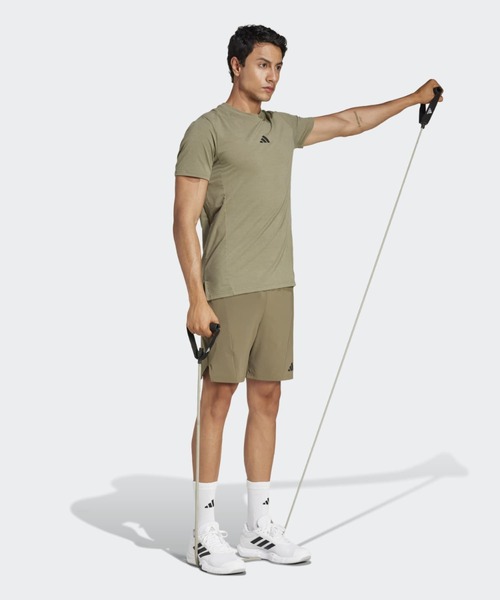 adidas（アディダス）の「Designed for Training ワークアウトショーツ / ショートパンツ / アディダス adidas（その他パンツ・メンズ・カーキ・L(7inch)/M(7inch)/S(7inch)/XL(7inch)/2XL(7inch)/3XL(7inch)）」の4枚目の写真