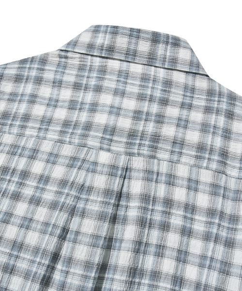 F.ILLUMINATE(フィルミネイト)の「リンクルタータンチェックシャツ-スカイブルー(シャツ/ブラウス・レディース・その他・SMALL/MEDIUM/LARGE)」の9枚目の写真