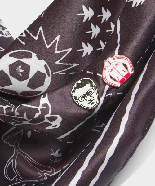 adidas（アディダス）の「ピン&スカーフ / アディダスオリジナルス adidas Originals（バンダナ/スカーフ・メンズ・ブラック・FREE）」の3枚目の写真
