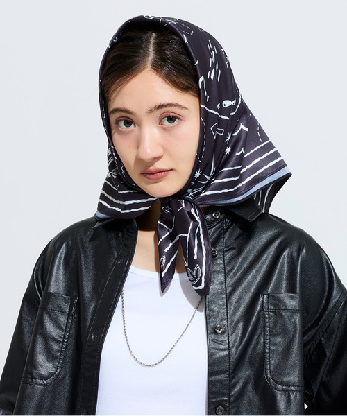 adidas（アディダス）の「ピン&スカーフ / アディダスオリジナルス adidas Originals（バンダナ/スカーフ・メンズ・ブラック・FREE）」の5枚目の写真
