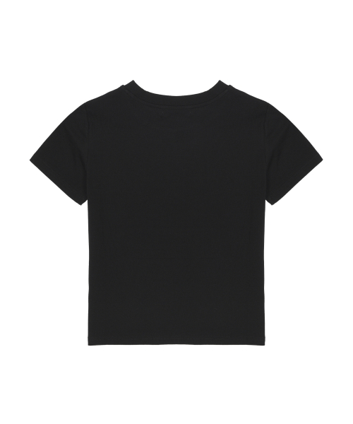 NICK&NICOLE(ニックアンドニコール)の「NICOLE LOGO GRAPHIC HALF TOP_BLACK(Tシャツ/カットソー・レディース・その他・FREE)」の2枚目の写真