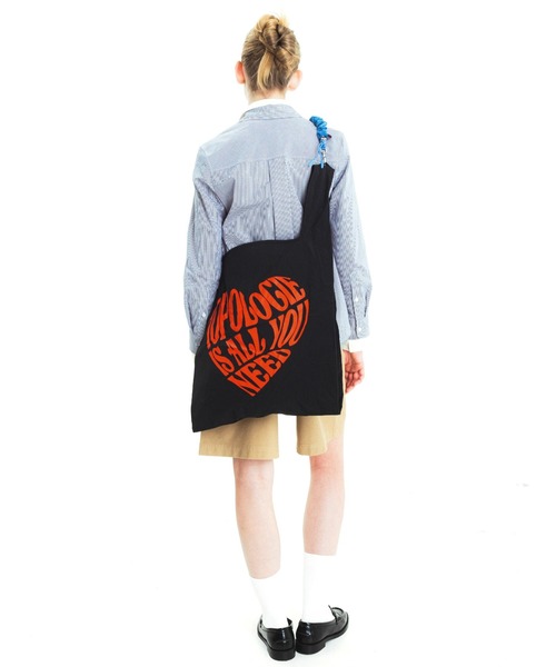 Topologie(トポロジー)の「Konbini Bag Large(エコバッグ/サブバッグ・レディース・モスグリーン系/ブラック系・ONE SIZE)」の6枚目の写真