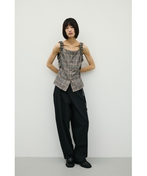 STYLEMIXER(スタイルミキサー)の「ベルト付きコクーンパンツ(その他パンツ・レディース・ブラウン/ライトグレー/ブラック・SMALL/MEDIUM)」の5枚目の写真