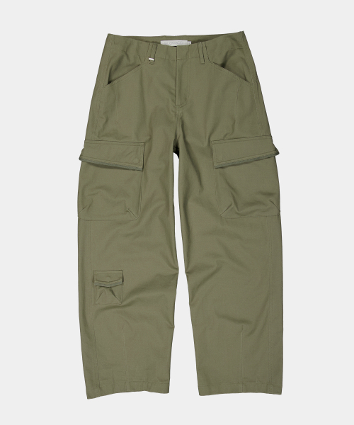 SLOWACID（スローアシッド）の「オブリークポケットカーゴパンツ [カーキ]（その他パンツ・レディース・その他・LARGE/SMALL/MEDIUM）」の8枚目の写真