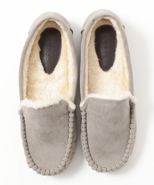BEAMS HEART(ビームスハート)の「フェイクファー モカシン(モカシン/デッキシューズ・レディース・グレー/ブラック/ベージュ・25.0cm/23.0cm/24.0cm)」の10枚目の写真