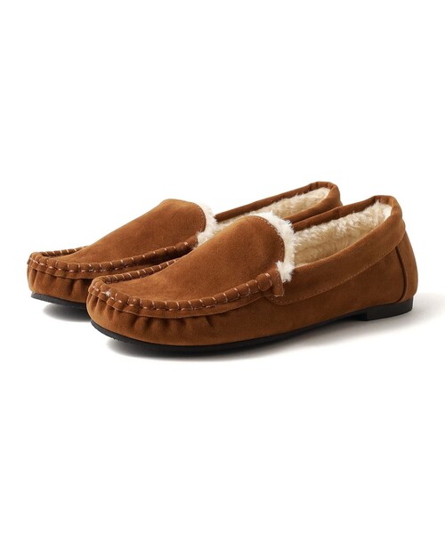 BEAMS HEART(ビームスハート)の「フェイクファー モカシン(モカシン/デッキシューズ・レディース・グレー/ブラック/ベージュ・25.0cm/23.0cm/24.0cm)」の16枚目の写真