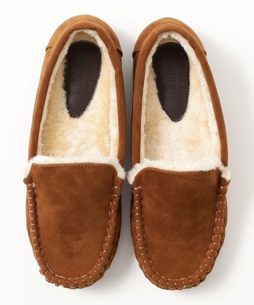 BEAMS HEART(ビームスハート)の「フェイクファー モカシン(モカシン/デッキシューズ・レディース・グレー/ブラック/ベージュ・25.0cm/23.0cm/24.0cm)」の6枚目の写真