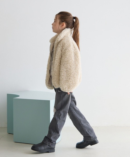 BAYFLOW（ベイフロー）の「[新登場☆ひとりで簡単に脱ぎはきできる♪]サイドゴアブーツ[19cm-23cm](KIDS)（ブーツ・キッズ・ブラック・19.0cm/20.0cm/21.0cm/22.0cm/23.0cm）」の5枚目の写真