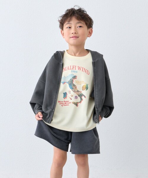 CIAOPANIC TYPY(チャオパニックティピー)の「【KIDS】KIDSピグメントダンボールパーカー(パーカー・キッズ・グリーン/ブラウン/レッド/グレー/チャコールグレー・130/150/110)」の20枚目の写真