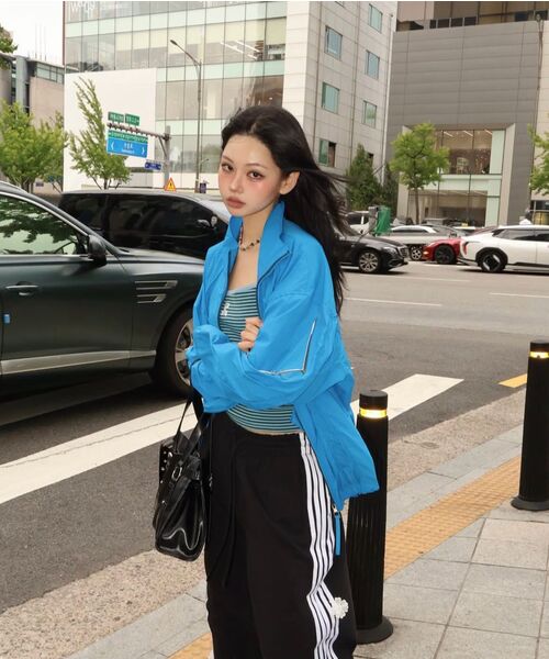 NIGHTWORKDEPT（ナイトワークデプト）の「Tech Track Jacket_Blue（ナイロンジャケット・レディース・その他・MEDIUM/SMALL）」の5枚目の写真