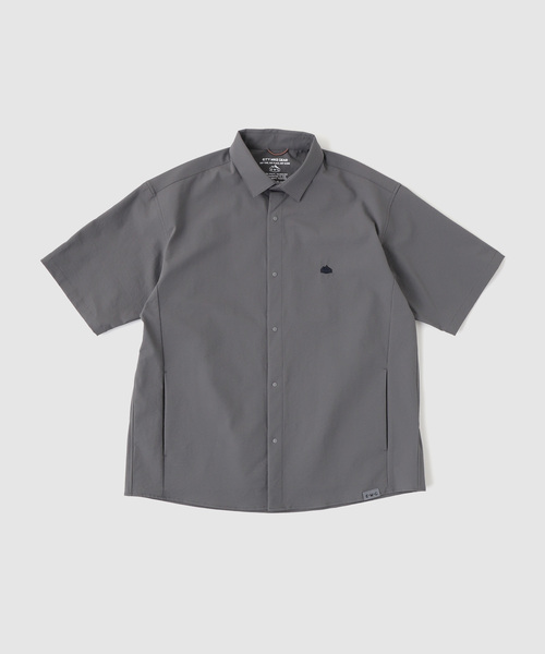 B.C STOCK(ベーセーストック)の「C.H.G メッシュトレイルシャツ(シャツ/ブラウス・メンズ・チャコールグレー/ブラック・MEDIUM/LARGE)」の2枚目の写真