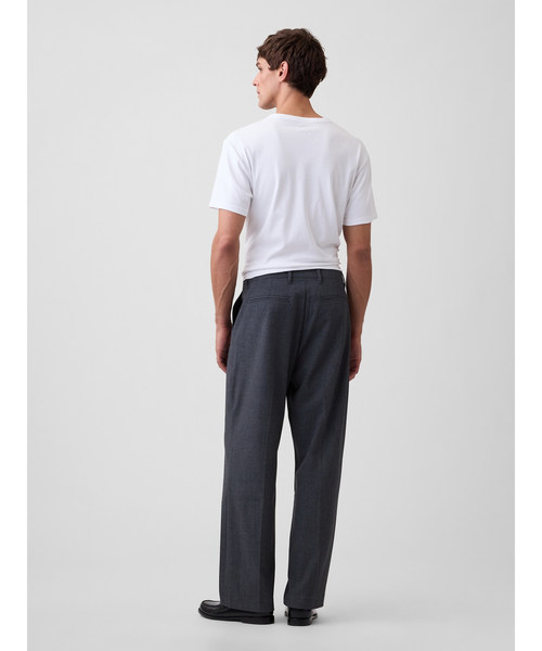 GAP(ギャップ)の「リラックスフィット プリーツトラウザー(その他パンツ・メンズ・ブラック/ヘザーグレー・36W 32L/34W 32L/33W 32L/32W 32L/32W 30L/31W 32L/31W 30L/30W 30L/29W 30L/28W 30L)」の5枚目の写真