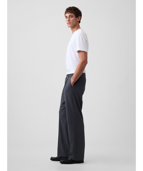 GAP(ギャップ)の「リラックスフィット プリーツトラウザー(その他パンツ・メンズ・ブラック/ヘザーグレー・36W 32L/34W 32L/33W 32L/32W 32L/32W 30L/31W 32L/31W 30L/30W 30L/29W 30L/28W 30L)」の9枚目の写真
