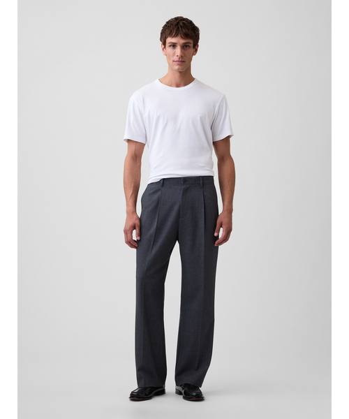 GAP(ギャップ)の「リラックスフィット プリーツトラウザー(その他パンツ・メンズ・ブラック/ヘザーグレー・36W 32L/34W 32L/33W 32L/32W 32L/32W 30L/31W 32L/31W 30L/30W 30L/29W 30L/28W 30L)」の3枚目の写真