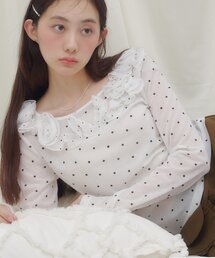 【umm.】ニュアンスローズプルオーバー