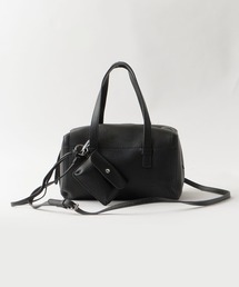 2way Embossed Handbag with Mini Pouch / ミニポーチ付き 2WAY エンボス ハンドバッグ シボ加工 シンプル ベーシック 無地 レディース 2026年 夏 夏服