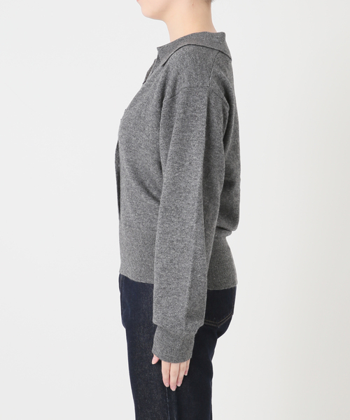 crinkle crinkle crinkle(クリンクルクリンクルクリンクル)の「crinkle crinkle crinkle slow off knit top CC-5038(ニット/セーター・レディース・レッド/ライトグレー・FREE)」の18枚目の写真