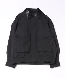 MAISON CLUB(���]���N���u)�́yMAISON CLUB�zPU Leather Collar Utility Blouson / PU���U�[�J���[ ���[�e�B���e�B�u���]�� SNF(�u���]��)
