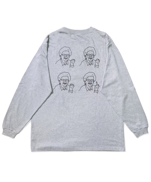 BROTHER MERLE(ブラザー マール)の「RSC×BROTHER MERLE / F〇CK おばあちゃん LS T-SHIRT(M4)(Tシャツ/カットソー・メンズ・ブラック/グレー/ホワイト・X-LARGE/MEDIUM/LARGE)」の6枚目の写真