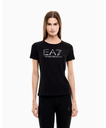 <オンライン限定>【エンポリオ アルマーニ EA7】ウィメンズ スリムフィット コットンTシャツ VISIBILITY
