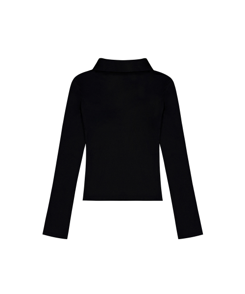 ROCKCAKE(ロックケーキ)の「Collar V Neck Top - Black(Tシャツ/カットソー・レディース・その他・SMALL)」の7枚目の写真