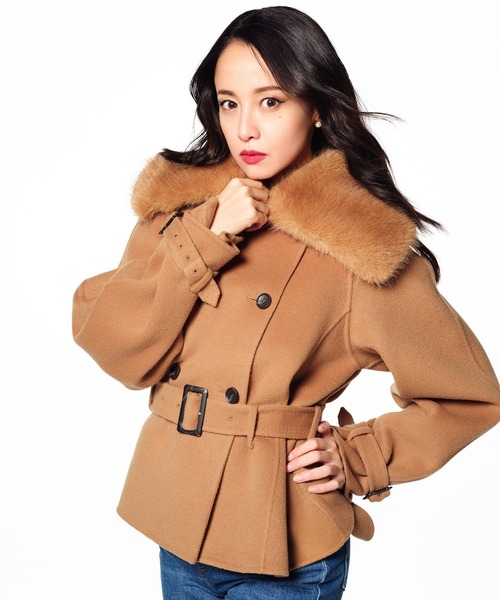 WOOL SHORT TRENCH COAT（トレンチコート）｜EIMY ISTOIRE（エイミー