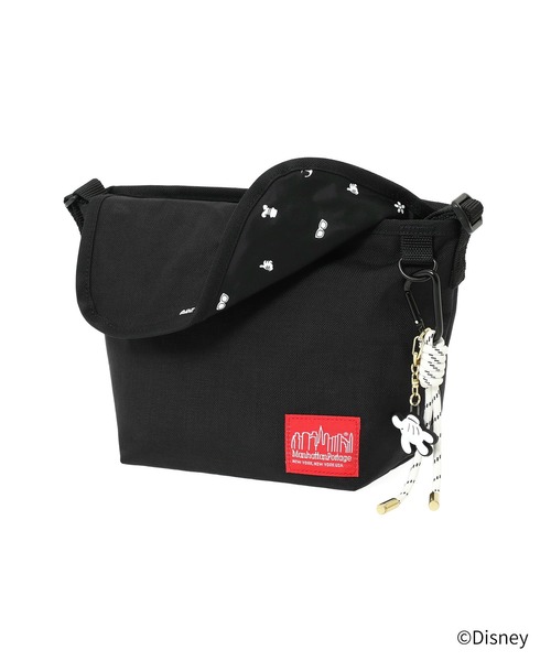 Manhattan Portage(マンハッタンポーテージ)の「NYLON MESSENGER BAG(XS)BACK POCKET W/ DIVIDER MAGNET / MICKEY / 26(メッセンジャーバッグ・レディース・ブラック・X-SMALL)」の10枚目の写真