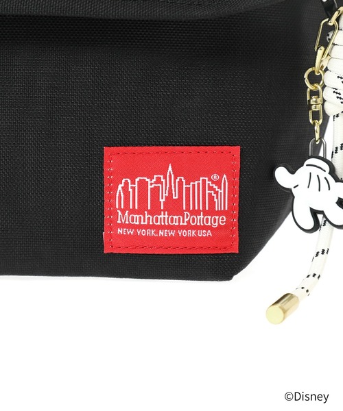 Manhattan Portage(マンハッタンポーテージ)の「NYLON MESSENGER BAG(XS)BACK POCKET W/ DIVIDER MAGNET / MICKEY / 26(メッセンジャーバッグ・レディース・ブラック・X-SMALL)」の13枚目の写真